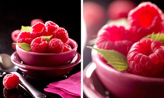 La mousse aux framboises